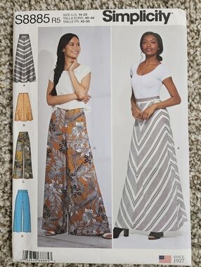 Simplicity Women’s Maxi Skirts & Pants Pattwrn